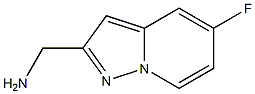 (5-Fluoropyrazolo[1,5-a]pyridin-2-yl)methylamine Struktur