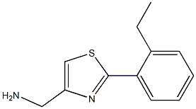 [2-(2-Ethylphenyl)thiazol-4-yl]methylamine Struktur