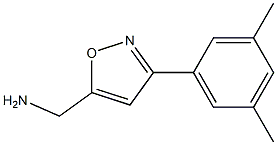 [3-(3,5-Dimethylphenyl)isoxazol-5-yl]methylamine Struktur