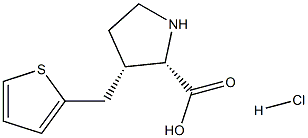 (S)-gamma-(2-Thienylmethyl)-L-proline hydrochloride Struktur