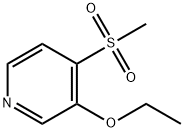 3-Ethoxy-4-mesylpyridine Struktur