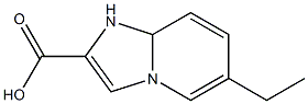 6-ethyl-1,8a-dihydroimidazo[1,2-a]pyridine-2-carboxylic acid Struktur