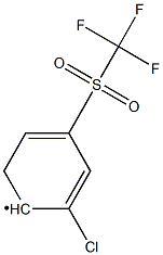 (2-Chloro-4-trifluoromethanesulfonyl-phenyl)- Struktur