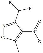 (3-Difluoromethyl-5-methyl-4-nitro-pyrazol-1-yl)- Struktur