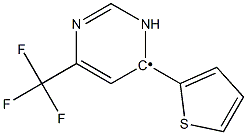 (4-Thiophen-2-yl-6-trifluoromethylpyrimidin-2-yl)- Struktur