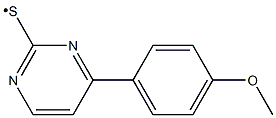 [4-(4-Methoxy-phenyl)-pyrimidin-2-ylsulfanyl]- Struktur