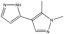 1',5'-Dimethyl-2H,1'H-[3,4']bipyrazolyl-5- Struktur