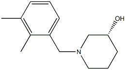 (3R)-1-(2,3-dimethylbenzyl)piperidin-3-ol Struktur