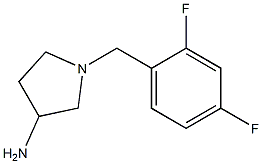 1-(2,4-difluorobenzyl)pyrrolidin-3-amine Struktur