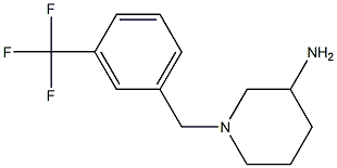 1-[3-(trifluoromethyl)benzyl]piperidin-3-amine Struktur