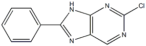 2-chloro-8-phenyl-9H-purine Struktur