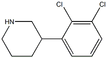 3-(2,3-dichlorophenyl)piperidine Struktur