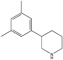 3-(3,5-dimethylphenyl)piperidine Struktur