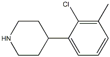 4-(2-chloro-3-methylphenyl)piperidine Struktur