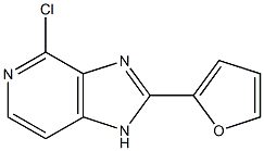 4-chloro-2-furan-2-yl-1H-imidazo[4,5-c]pyridine Struktur