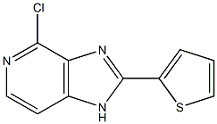 4-chloro-2-thiophen-2-yl-1H-imidazo[4,5-c]pyridine Struktur