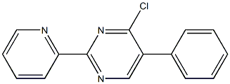 4-chloro-5-phenyl-2-pyridin-2-ylpyrimidine Struktur