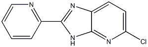 5-chloro-2-pyridin-2-yl-3H-imidazo[4,5-b]pyridine Struktur