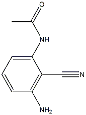 N-(3-amino-2-cyanophenyl)acetamide Struktur