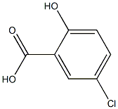 5-Chloro Salycilic Acid Struktur