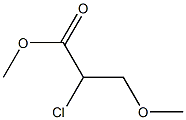 METHYL 3-METHOXY-2-CHLOROPROPIONATE Struktur