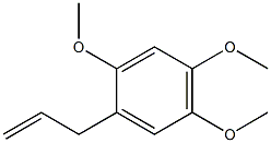 1-Allyl-2,4,5-trimethoxy-benzene Struktur