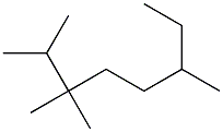 2,3,3,6-tetramethyloctane Struktur