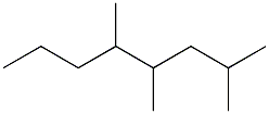 2,4,5-trimethyloctane Struktur