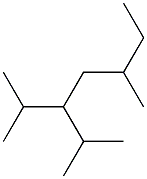 2,5-dimethyl-3-isopropylheptane Struktur