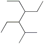 2-methyl-3,4-diethylhexane Struktur