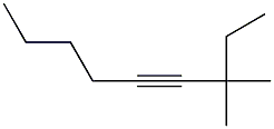 3,3-dimethyl-4-nonyne Struktur