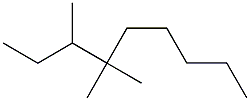 3,4,4-trimethylnonane Struktur