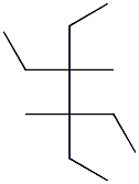 3,4-dimethyl-3,4-diethylhexane Struktur