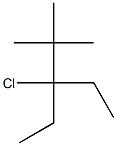 3-chloro-3-ethyl-2,2-dimethylpentane Struktur