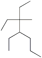 3-methyl-3,4-diethylheptane Struktur