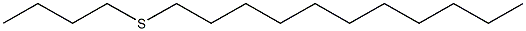 butyl undecyl sulfide Struktur