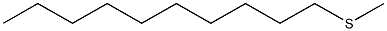 methyl decyl sulfide Struktur