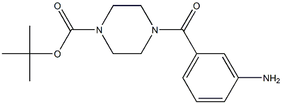 1-BOC-4-(3-AMINO-BENZOYL)-PIPERAZINE Struktur