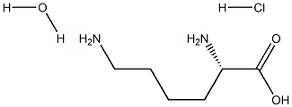 L-LYSINE HYDROCHLORIDE MONOHYDRATE [PHARMA GRADE] (AJI92) Struktur