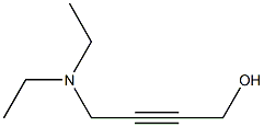 N,N-DIETHYLAMINO-2-BUTYN-1-OL Struktur