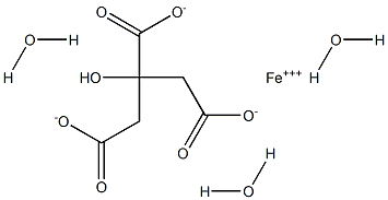 FERRIC CITRATE TRIHYDRATE Struktur