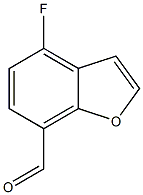 4-FLUORO-1-BENZOFURAN-7-CARBALDEHYDE Struktur