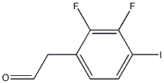 2,3-DIFLORO-4-IODO-PHENYLACETALDEHYDE Struktur