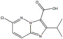 6-CHLORO-2-(PROPAN-2-YL)IMIDAZO[1,2-B]PYRIDAZINE-3-CARBOXYLIC ACID Struktur