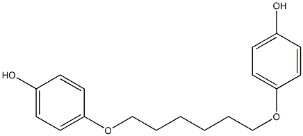 4,4''-[HEXANE-1,6-DIYLBIS(OXY)]DIPHENOL Struktur