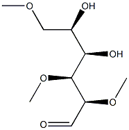 2,3,6-tri-O-methyl-D-glucose Struktur