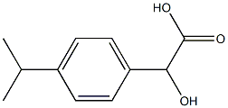 p-isopropylmandelic acid Struktur