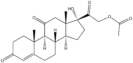 CORTISONE ACETATE USP 23 Struktur