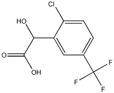 2-CHLORO-5-(TRIFLUOROMETHYL)MANDELIC ACID Struktur