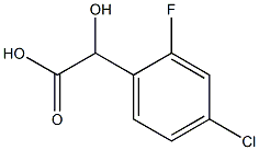 4-CHLORO-2-FLUOROMANDELIC ACID Struktur